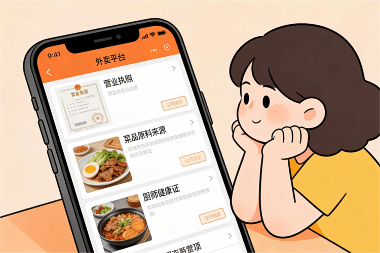 关于规范网络餐饮服务经营行为的告知书